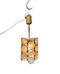 Hollywood Regency Pendant Lamp by Gaetano Sciolari for Palwa Germany, 1970s